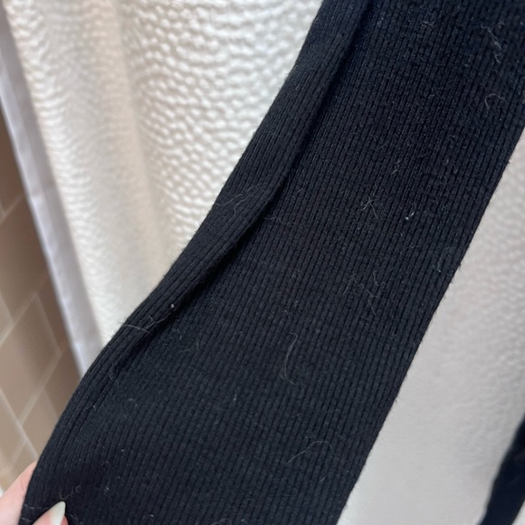 JOAH BROWN SMALL BLACK LONG CARIDGAN AND TAUPE DRESS A NEW DAY - Picture 5 of 8